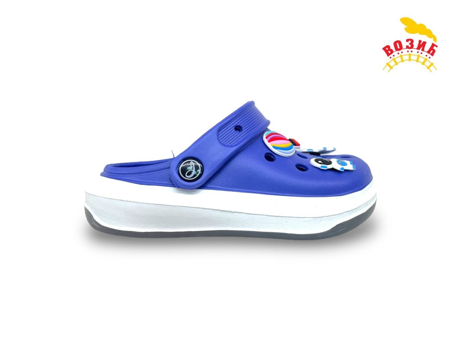 CROCS blue stickers