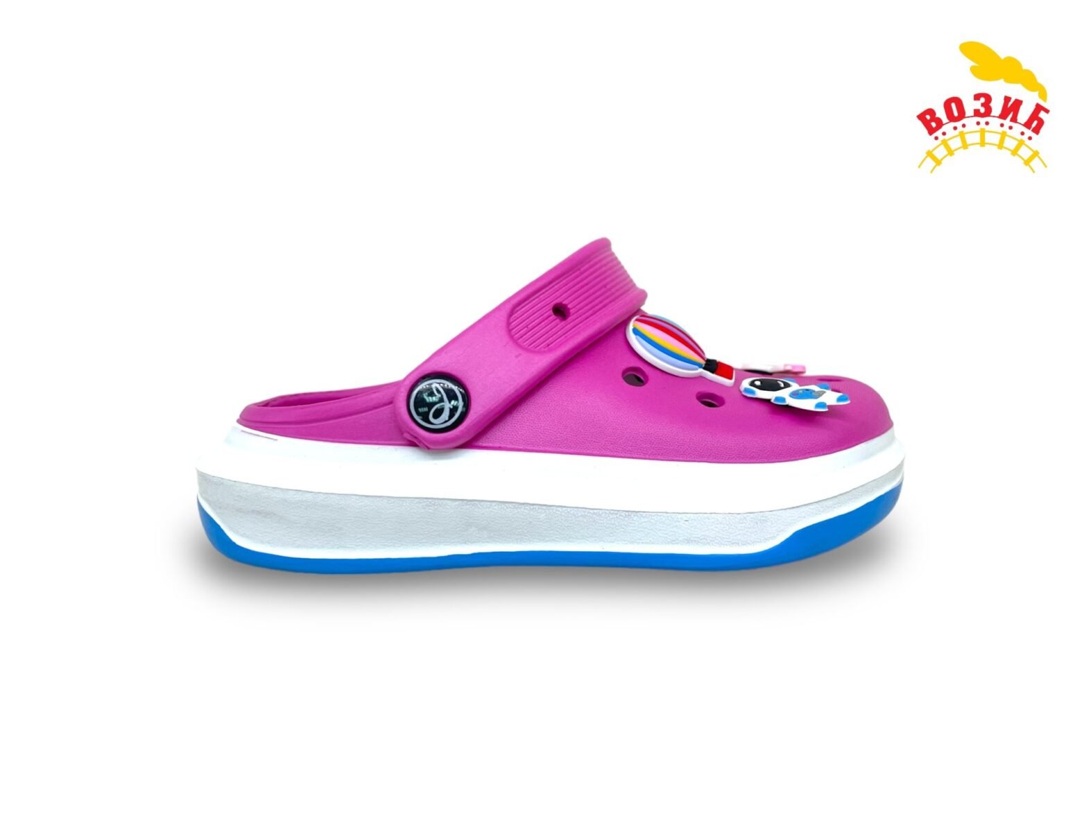 CROCS fuxia stickers